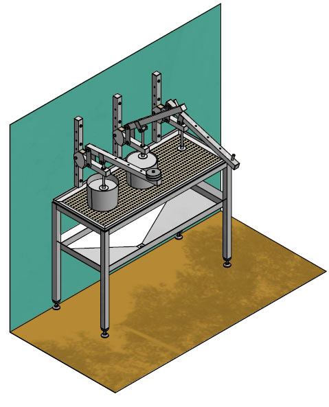 Вторая фотография или схема Рабочее место прессов для сыра